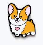 Пин металлический Коржик